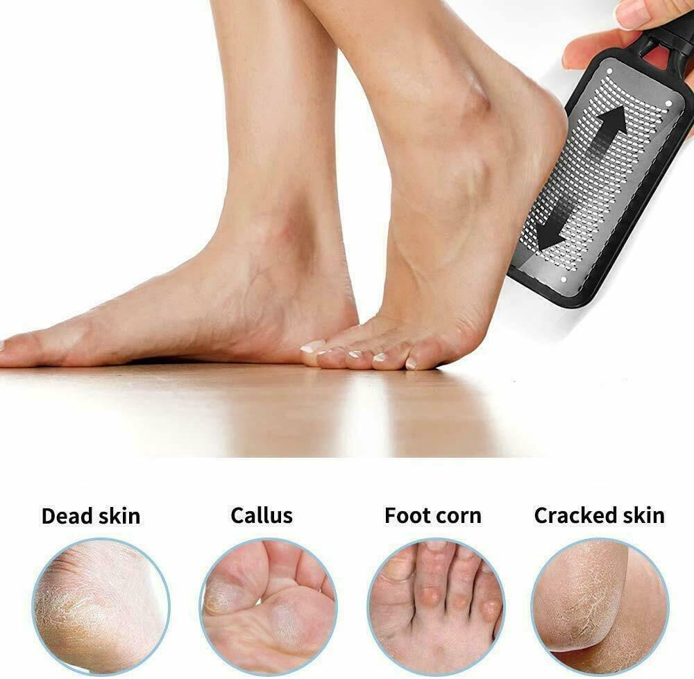 Professional Foot Callus Remover File Rasp Scraper Cracked Pedicure Tool - Lot of 2