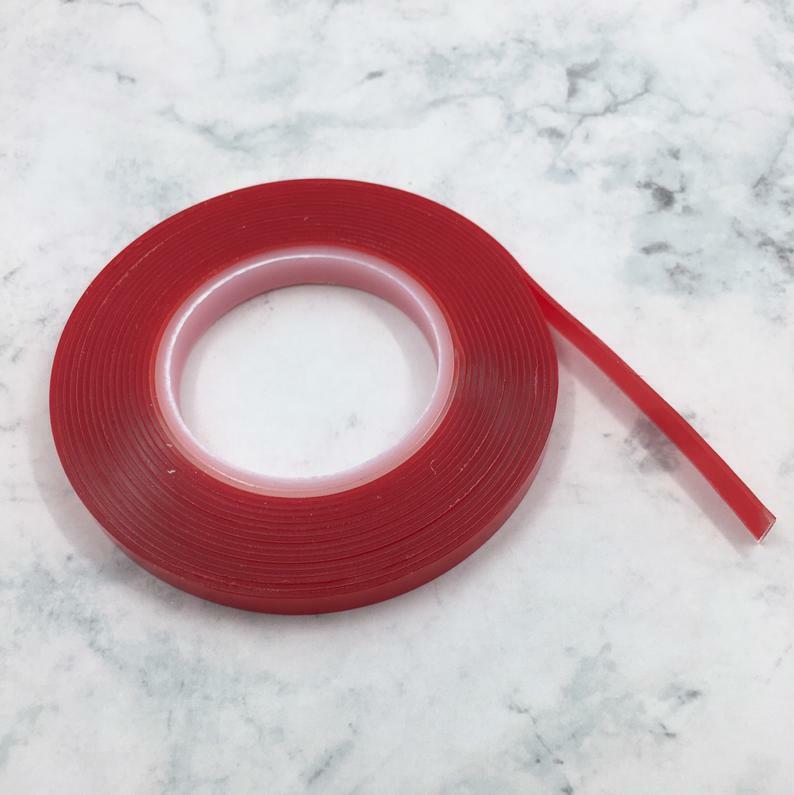 10M Long x 1cm Double-sided Clear Transparent Acrylic Foam Adhesive Tape Long - Lot of 10