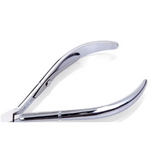 (Pack of 10) Nghia D18 Carbon Steel Cuticle Nipper, Single Spring Silver Full Jaw 16