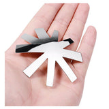 French Nails Acrylic V Shape Silver Easy French Smile Cutter 9 Sizes V Line