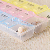 Portable 7 Day Medicine Storage Pill Tablet Organizer Container 21 Slot Case Box Each