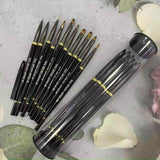 Set Lawei 10 pcs Variety Gel Nail Brush Poly Extension Gel Brush-Nail Art Brush