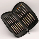 Set Dingxi 12 pcs Gel Nail Brush Poly Extension Gel Brush Nail Art Builder Brush