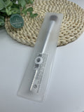 New Clinique Eye Shader Eyeshadow Blender Brush Silver Handle