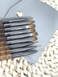 Set Dingxi 9pcs Gel Nail Brush Poly Extension Gel Brush Nail Art Builder Brushes